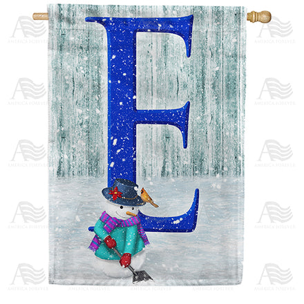 America Forever Just Keep Shovelin' Monogram House Flag