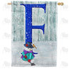 America Forever Just Keep Shovelin' Monogram House Flag