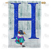 America Forever Just Keep Shovelin' Monogram House Flag