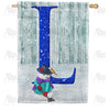 America Forever Just Keep Shovelin' Monogram House Flag