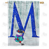 America Forever Just Keep Shovelin' Monogram House Flag