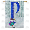 America Forever Just Keep Shovelin' Monogram House Flag