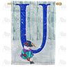 America Forever Just Keep Shovelin' Monogram House Flag