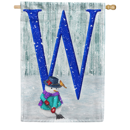 America Forever Just Keep Shovelin' Monogram House Flag