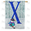 America Forever Just Keep Shovelin' Monogram House Flag