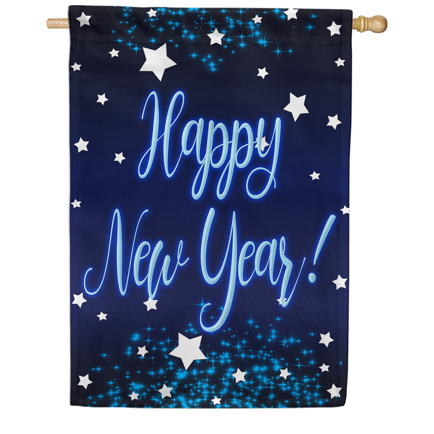 America Forever New Year Starlight House Flag