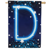 America Forever New Year Starlight Monogram House Flag