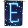 America Forever New Year Starlight Monogram House Flag