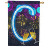 America Forever New Year Cheers Monogram House Flag