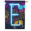 America Forever New Year Cheers Monogram House Flag