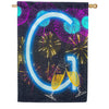 America Forever New Year Cheers Monogram House Flag