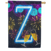 America Forever New Year Cheers Monogram House Flag