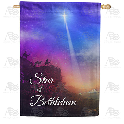 America Forever Star Of Bethlehem Christmas House Flag