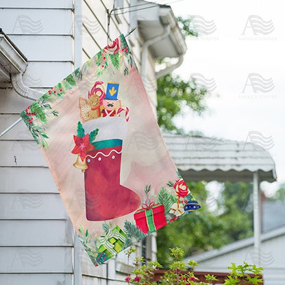 America Forever Vintage Stocking House Flag