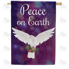 America Forever Peace On Earth Dove Holly House Flag