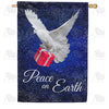 America Forever Peace On Earth-Dove With Gift House Flag