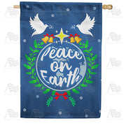 America Forever Let There Be Peace On Earth House Flag