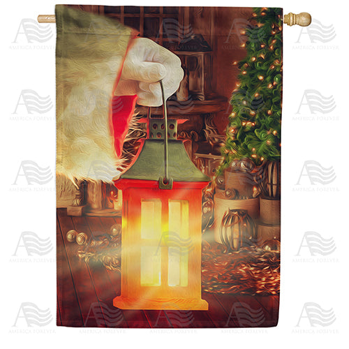 America Forever The Warmth Of Christmas House Flag