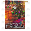 America Forever Twas The Night Before Christmas House Flag