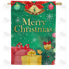 America Forever Merry Christmas Gifts House Flag