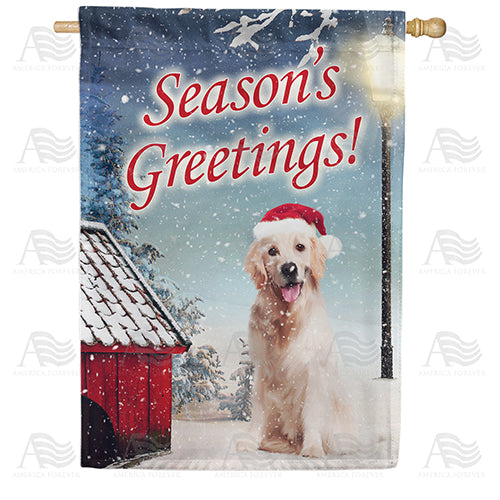 America Forever Season's Greetings! House Flag