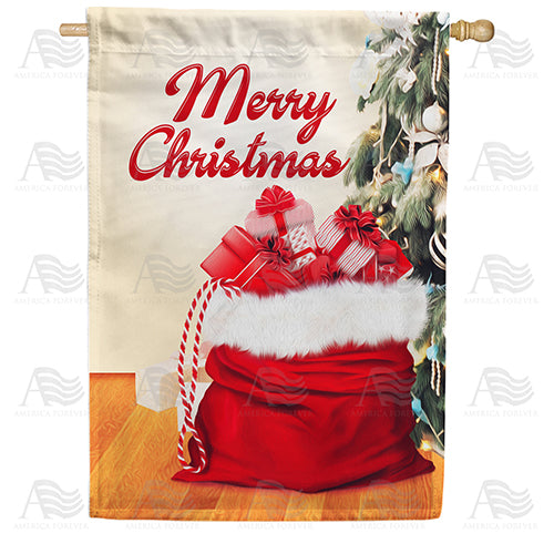 America Forever Sack Of Gifts House Flag