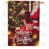 America Forever On Santa's Nice List House Flag