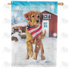America Forever Patriotic Farm Dog House Flag