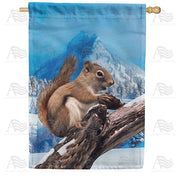 America Forever Mountain High Squirrel House Flag