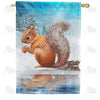 America Forever Squirrel's Pond Reflection House Flag