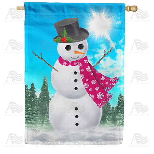 America Forever Let's Have Fun Before I Melt Away! House Flag