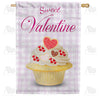 America Forever Sweet Valentine House Flag