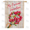 America Forever My Forever Valentine House Flag