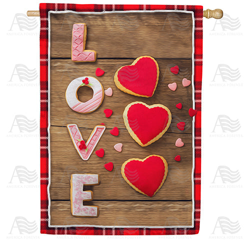 America Forever Baked With Love House Flag