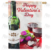 America Forever Valentine Romance House Flag