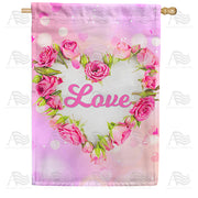 America Forever Never Ending Love House Flag