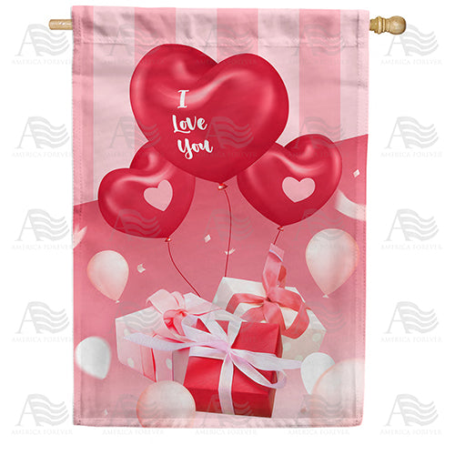 America Forever Celebrate Our Love House Flag