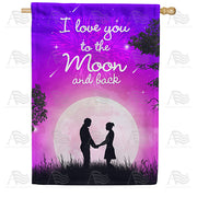 America Forever Young Love House Flag