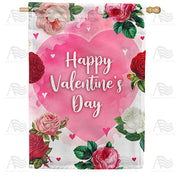 America Forever Vintage Roses House Flag