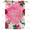 America Forever Vintage Roses House Flag