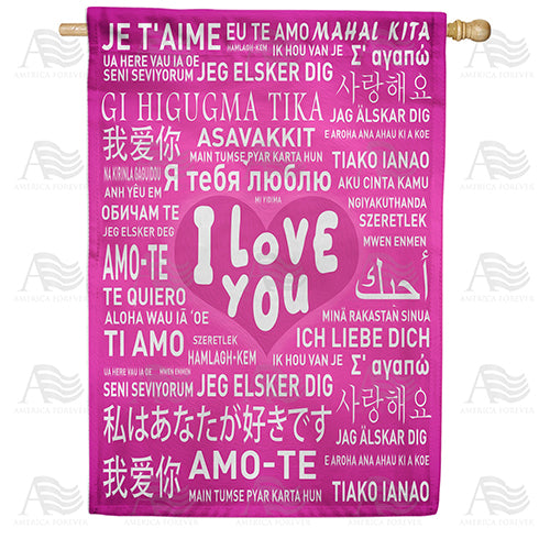 America Forever Love Is Universal House Flag