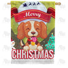 America Forever Yappy Christmas House Flag