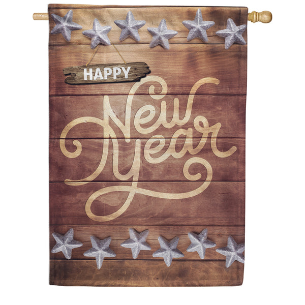 America Forever Western Style New Year House Flag