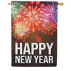 America Forever New Year Colorful Explosions House Flag