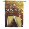 America Forever Welcome To A New Year House Flag