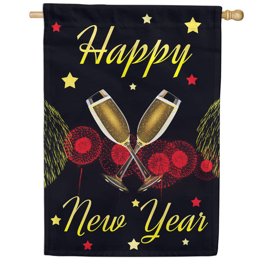 America Forever New Year Festivity House Flag