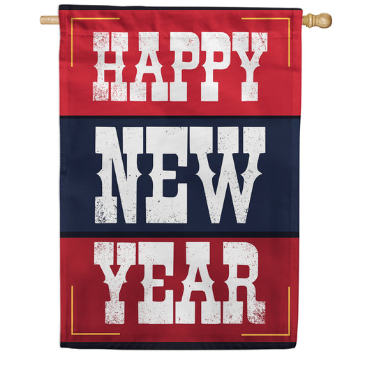 America Forever Country New Year House Flag