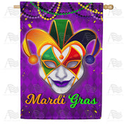 America Forever Colorful Jester House Flag