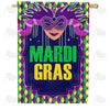 America Forever Mardi Gras Beaded Mask House Flag