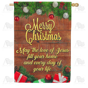 America Forever The Love Of Jesus House Flag